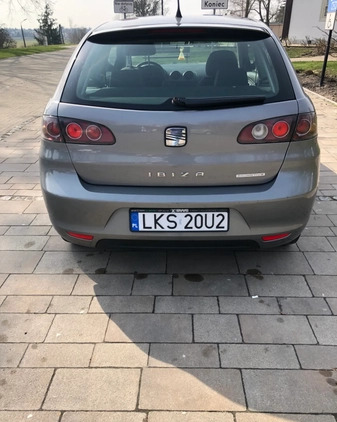 Seat Ibiza cena 7500 przebieg: 262800, rok produkcji 2008 z Krasnystaw małe 172